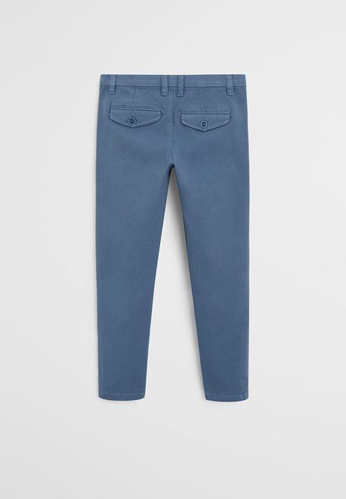 MANGO - Trousers alex  - blue