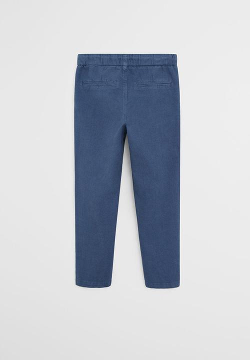 MANGO - Trousers nico6 - blue