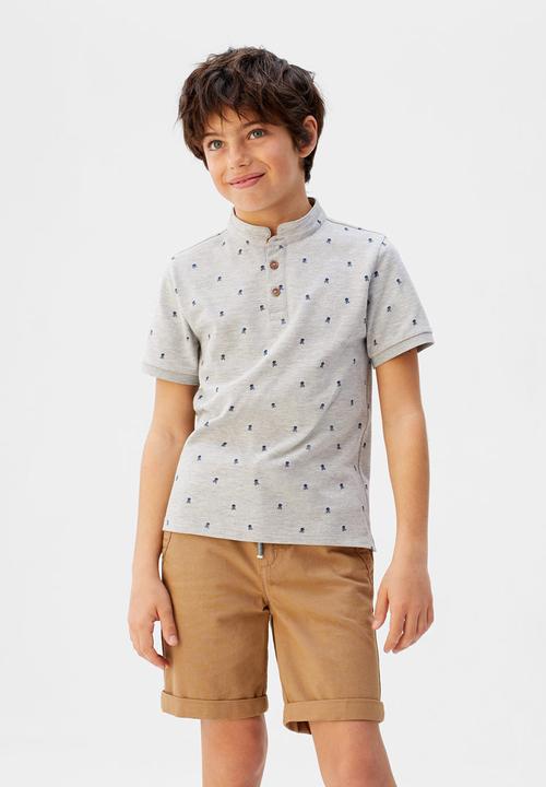 MANGO - Bermuda shorts pico6 - beige