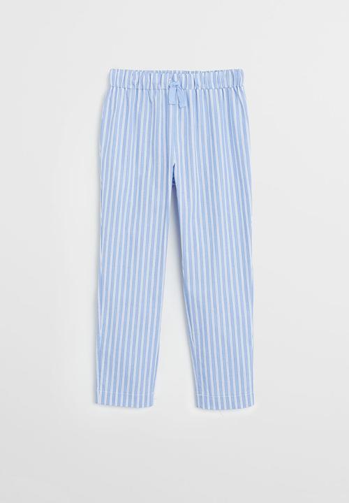 MANGO - Pyjama pack matias - white & blue 
