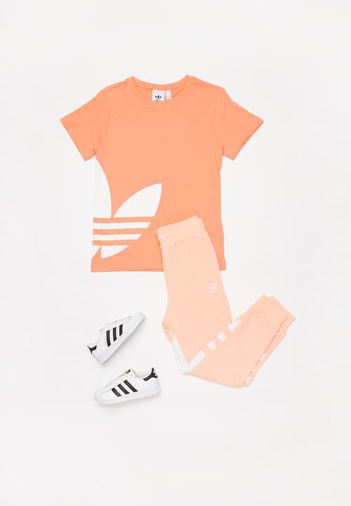 adidas Originals - Big trefoil tee - orange