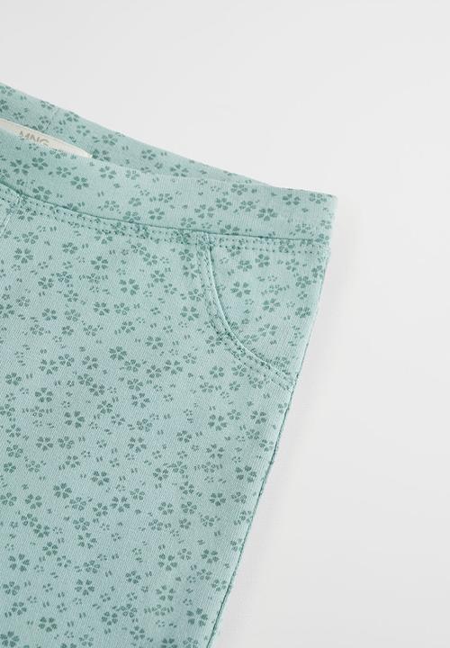 MANGO - Leggings Terry - green