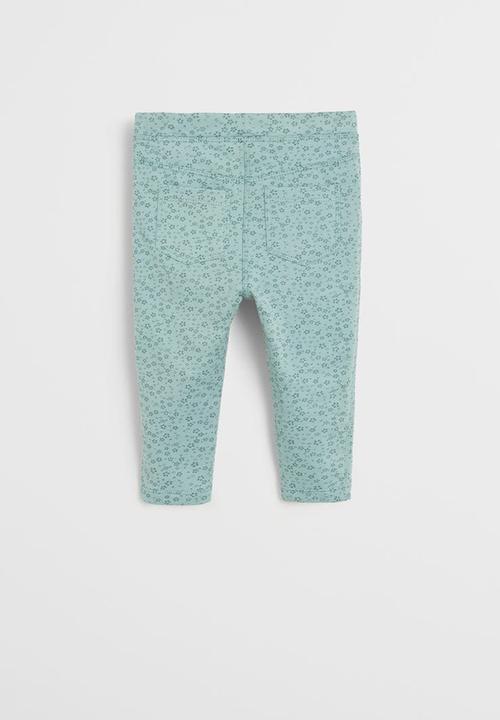 MANGO - Leggings Terry - green