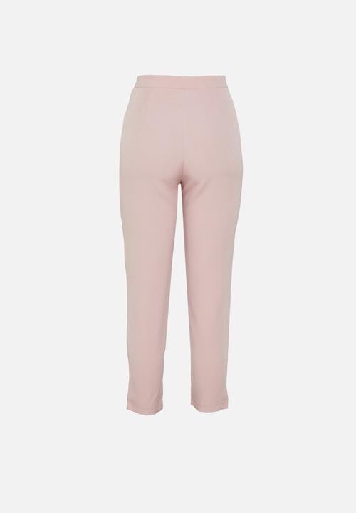 Missguided - Petite basic cigarette trousers - pink