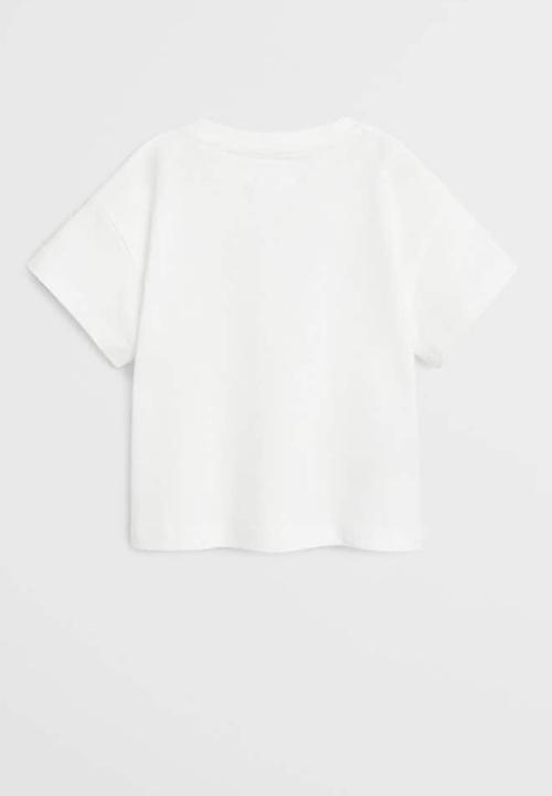 MANGO - T-shirt easy - white