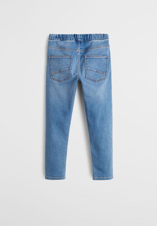 MANGO - Jeans comfy - blue 