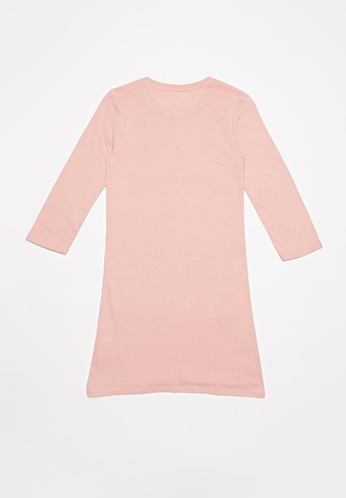 GUESS - 3 Quater Khloe core tri dress - pink