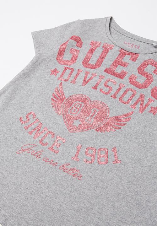GUESS - Guess division tee - grey