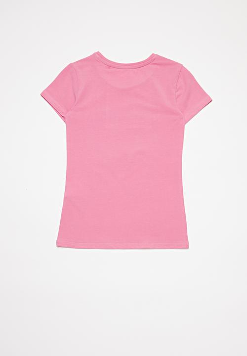 GUESS - Short sleeve Peyton tee - pink