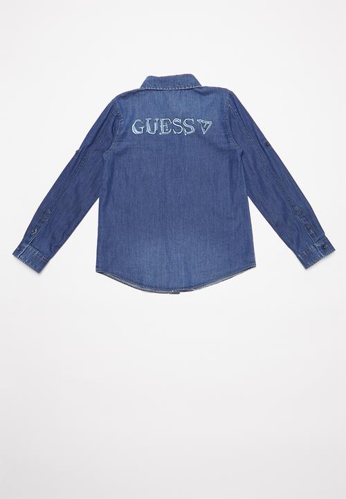 GUESS - Guess denim shirt - blue