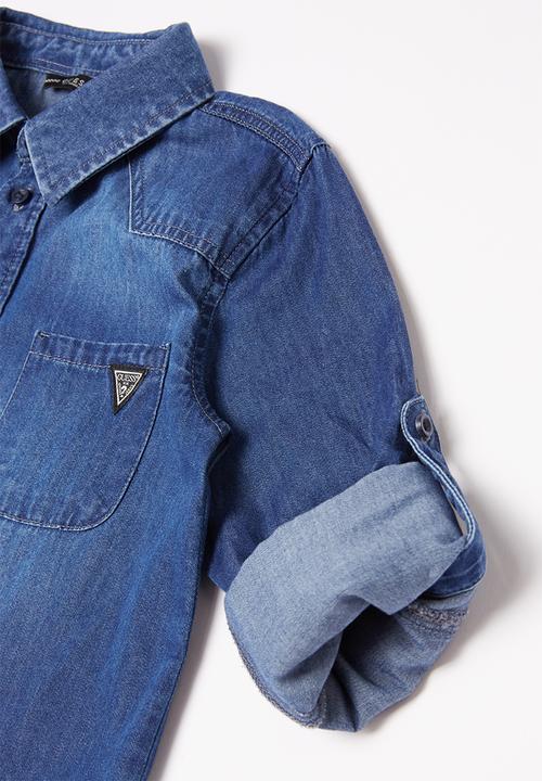 GUESS - Guess denim shirt - blue
