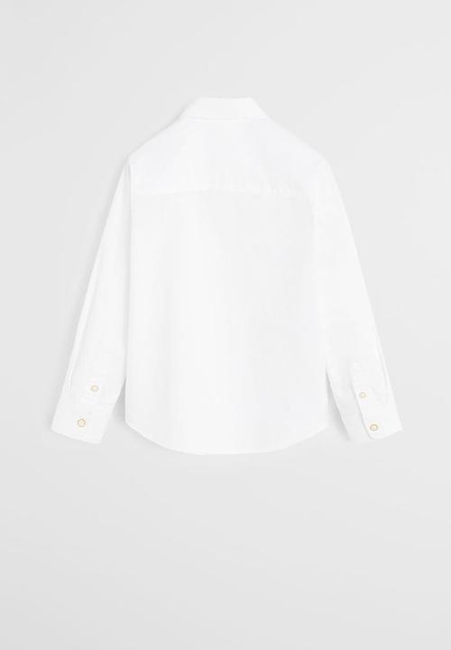 MANGO - Shirt oxford - white