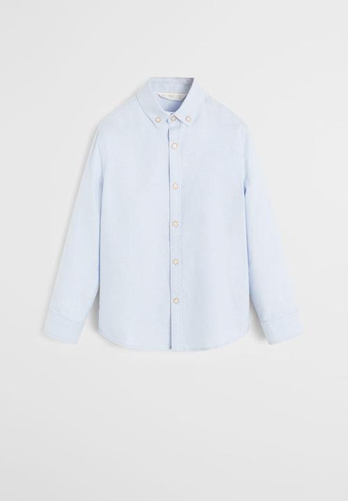 MANGO - Shirt oxford - blue