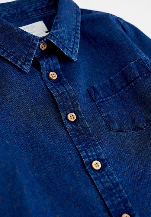 MANGO - Denim shirt - blue 