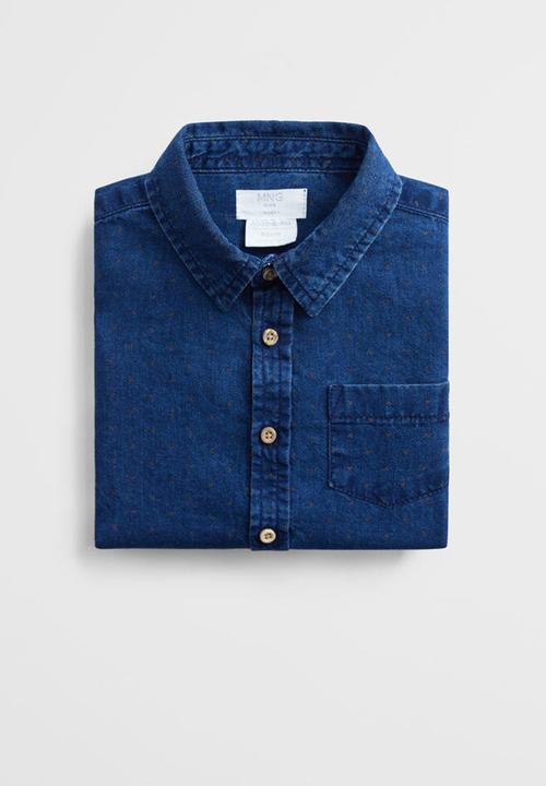 MANGO - Denim shirt - blue 