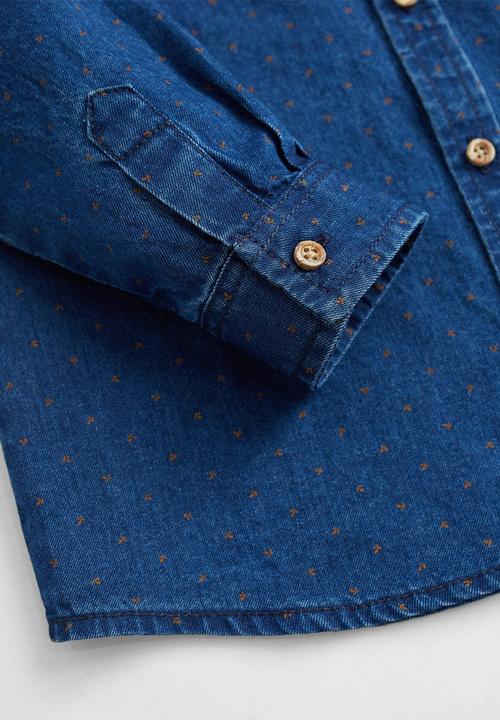 MANGO - Denim shirt - blue 