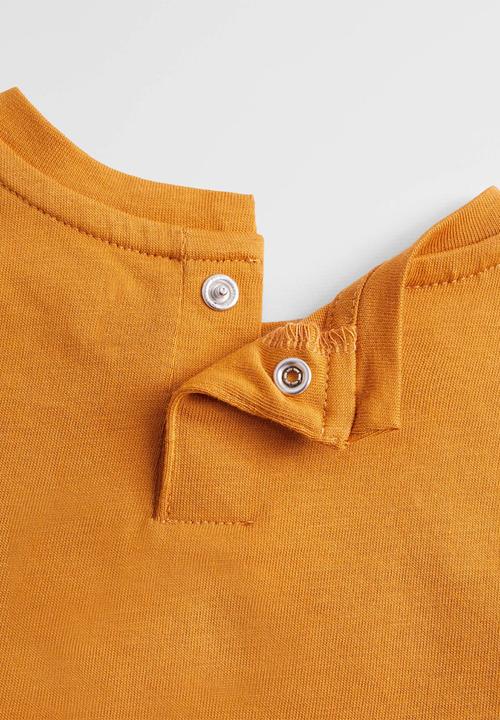 MANGO - T-shirt coco - yellow 