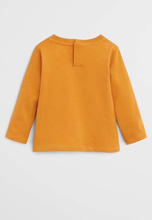 MANGO - T-shirt coco - yellow 