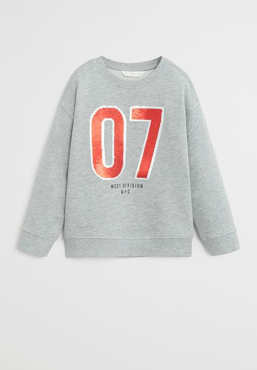 MANGO - Sweatshirt siete - grey