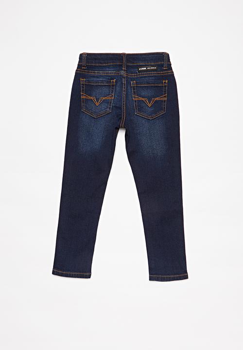 GUESS - Dark wash skinny jean - blue