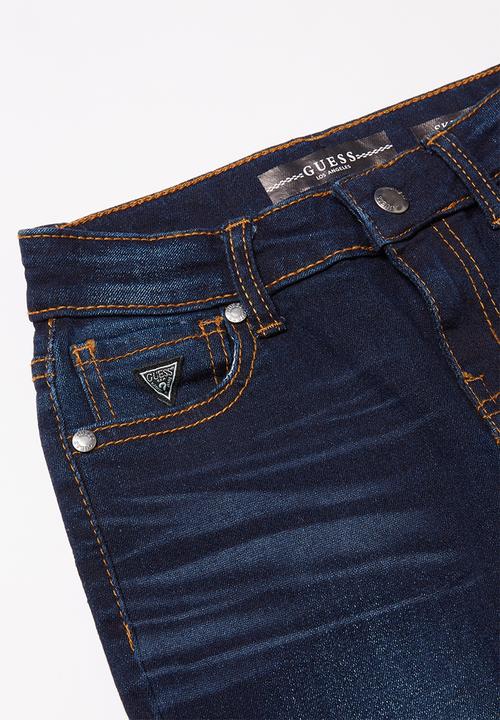 GUESS - Dark wash skinny jean - blue