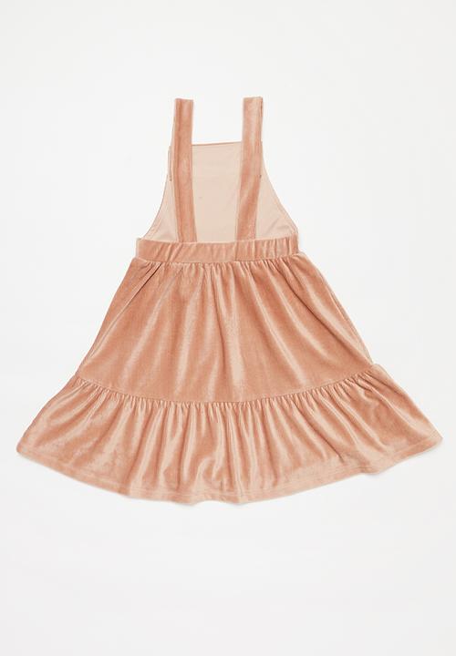 Superbalist Kids - Girls corduroy pinafore - pink