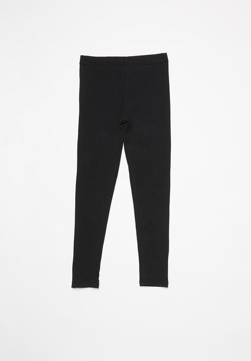 Rebel Republic - Girls 2 pack leggings - black & grey 