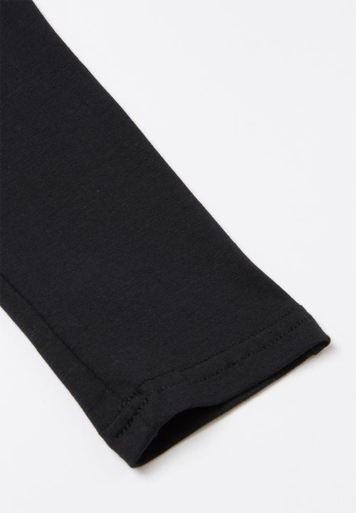 Rebel Republic - Girls 2 pack leggings - black & grey 