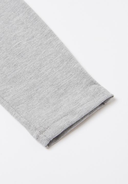 Pop Candy - 2 Pack leggings - grey & yellow