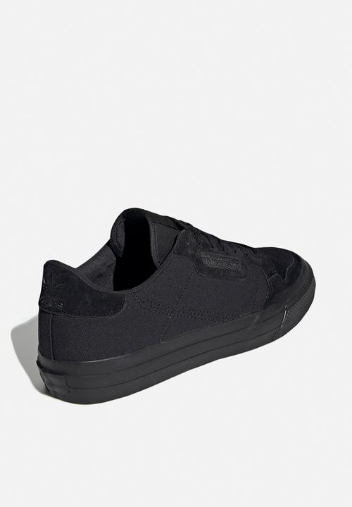 adidas Originals - Continental vulc - core black/core black/ftwr white