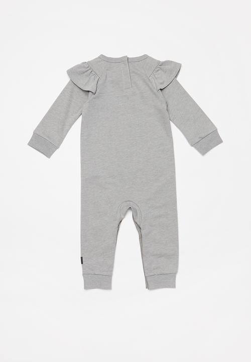 Converse - Converse raglan ruffle covrall - grey 