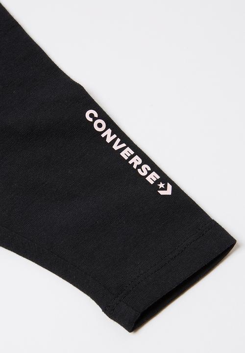 Converse - Converse girls tunic & legging set - pink & black 