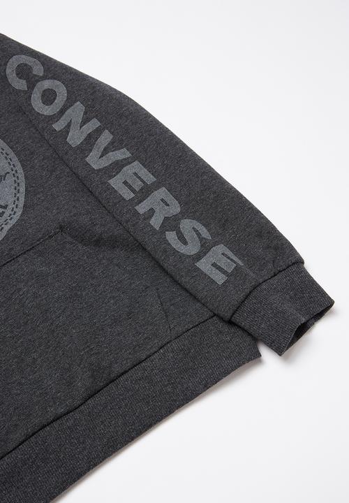 Converse - Converse overdye htr cp hoodie - dark grey