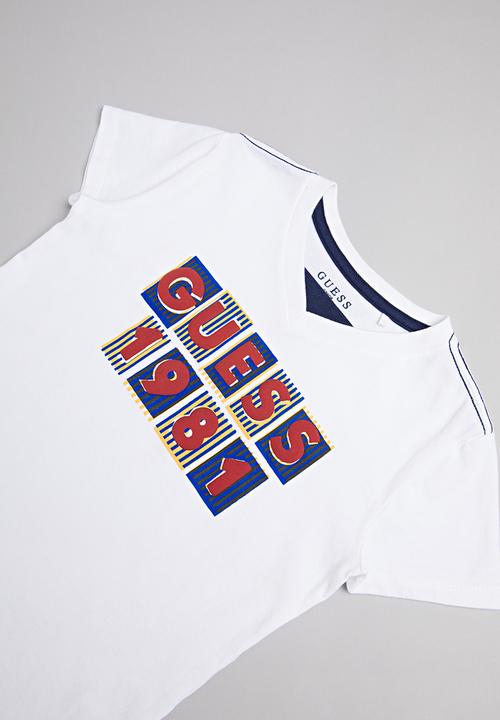 GUESS - Guess 1981 peepout tee - white