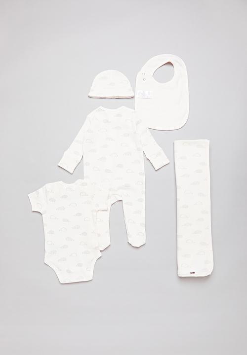 Cotton On - Newborn bundle pack  - white & grey