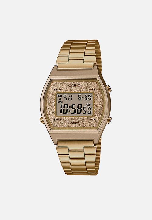 casio gold wrist watch