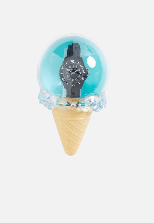 Cool Kids - Neon resin watch - black