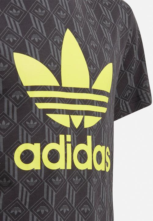 adidas Originals - Tee - black & yellow
