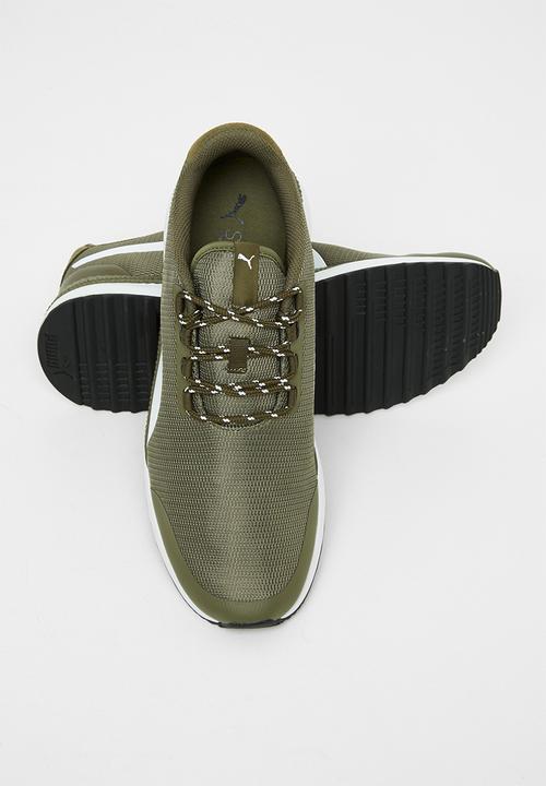 PUMA - Pacer next fs - burnt olive-puma white