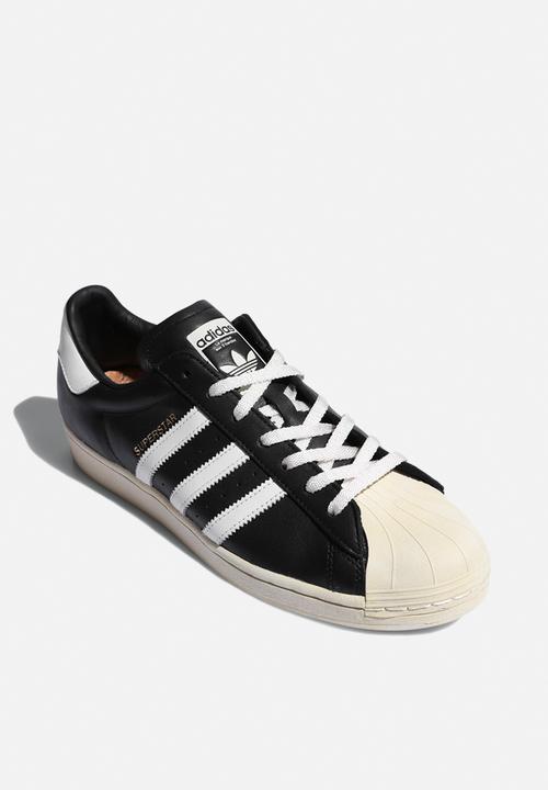 adidas Originals - Superstar Premium Leather - core black / crystal white