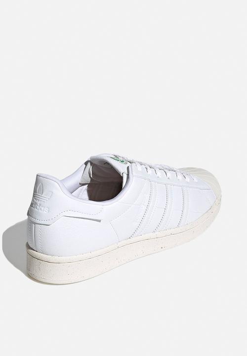 adidas Originals - Superstar - white / off white / green