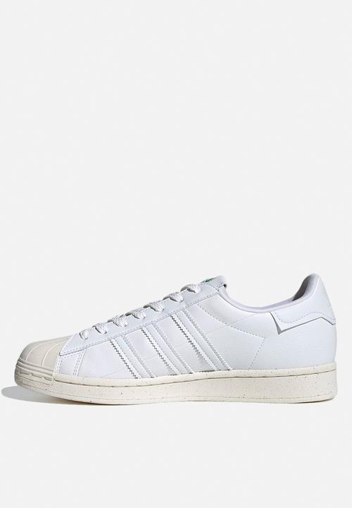 adidas Originals - Superstar - white / off white / green