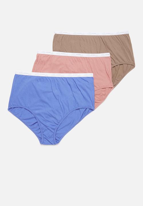 Jockey - 3 Pack full brief's - plus - multi