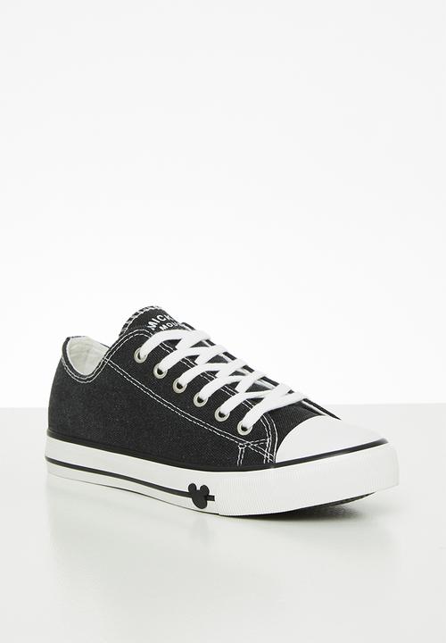Cotton On - Mickey jodi low rise - lcn dis black washed mickey