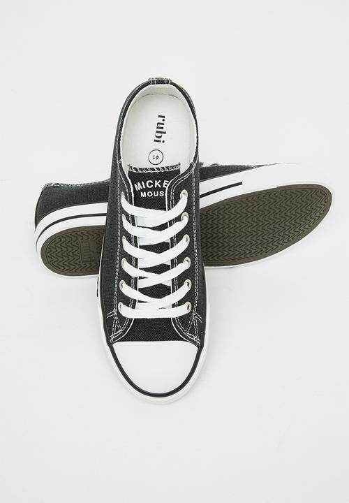 Cotton On - Mickey jodi low rise - lcn dis black washed mickey