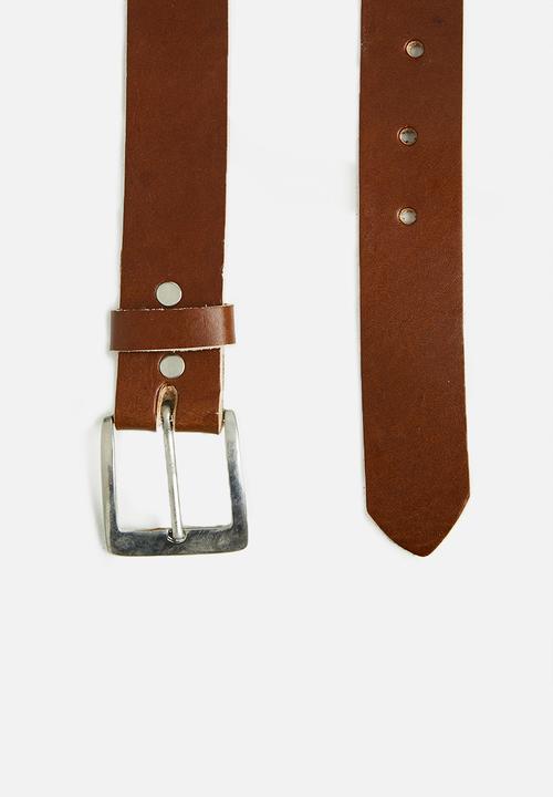 Superbalist - Dean leather belt - brown