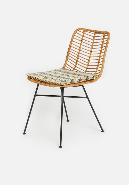 Sixth Floor - Navio seat cushion - black & natural