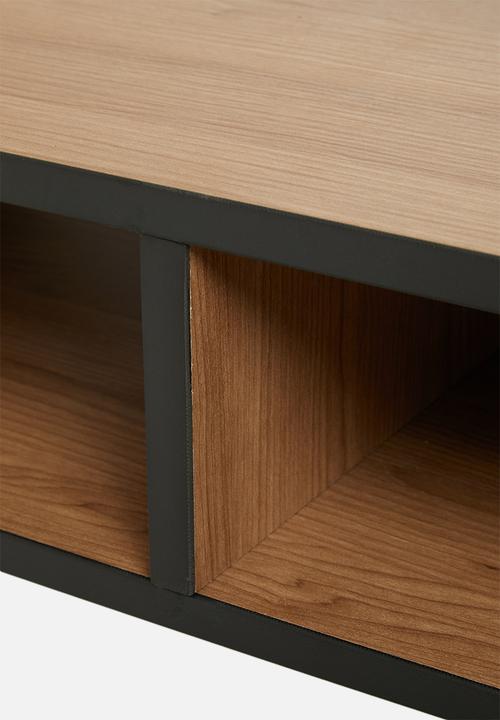 Sixth Floor - Penn leg coffee table - natural & black