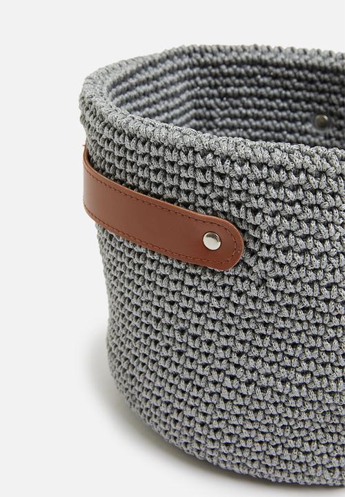 Sixth Floor - Knit storage basket set of 2