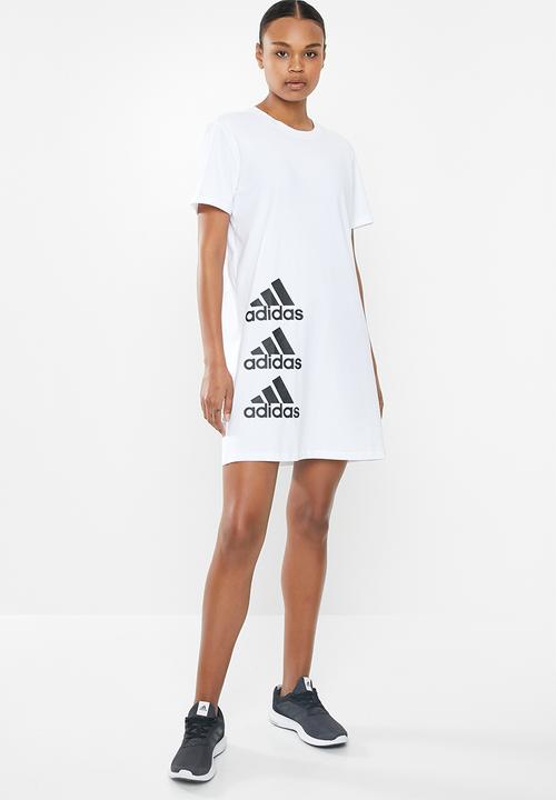 adidas dress white